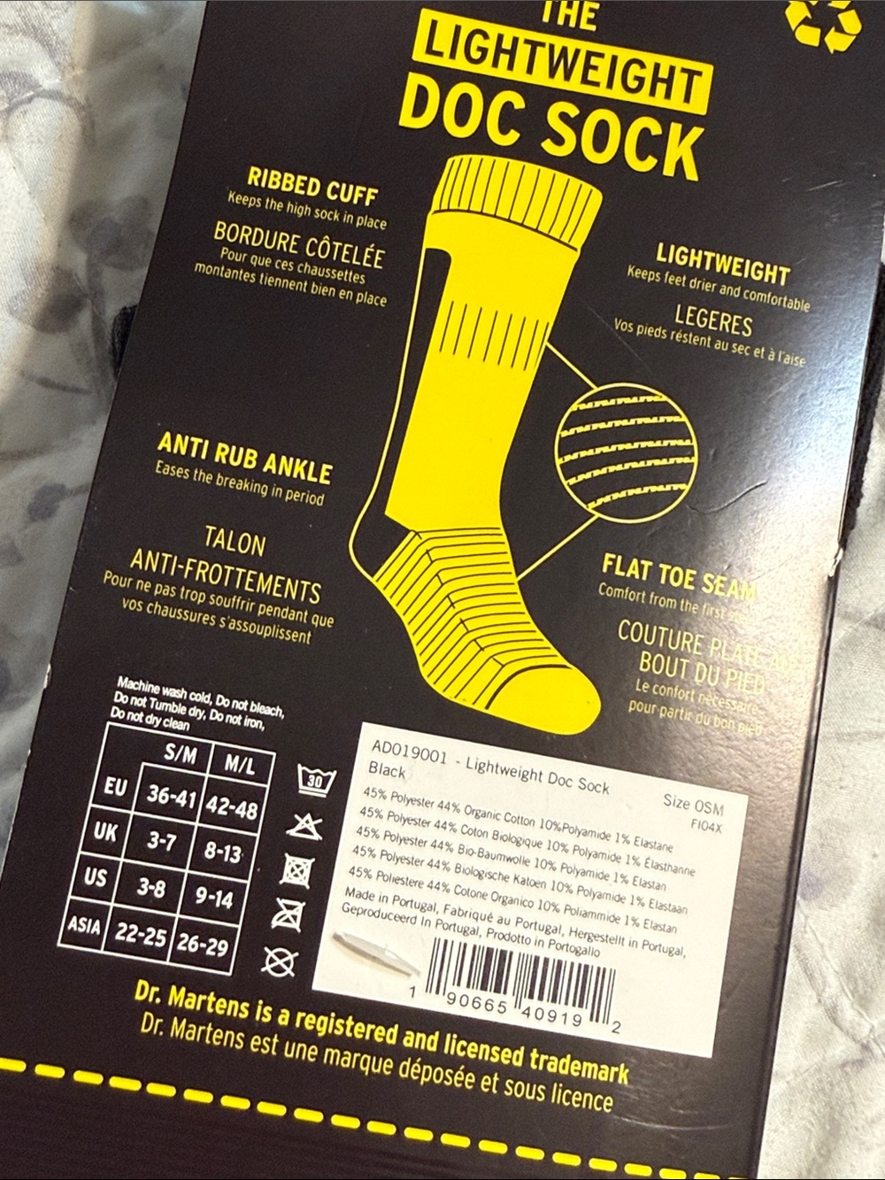 Set/3 Dr Martens socks S/M - Picture 5 of 7